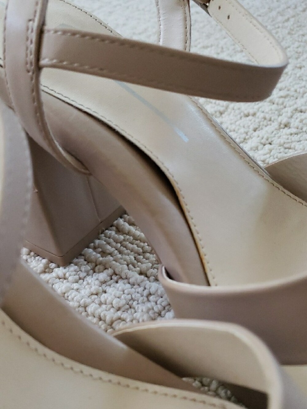 MIA - Women’s Strappy Block Heel Sandals — Nude - Picture 3 of 5